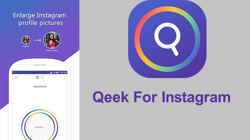 استفاده از نرم افزار Qeek for Instagram – Zoom Profile
