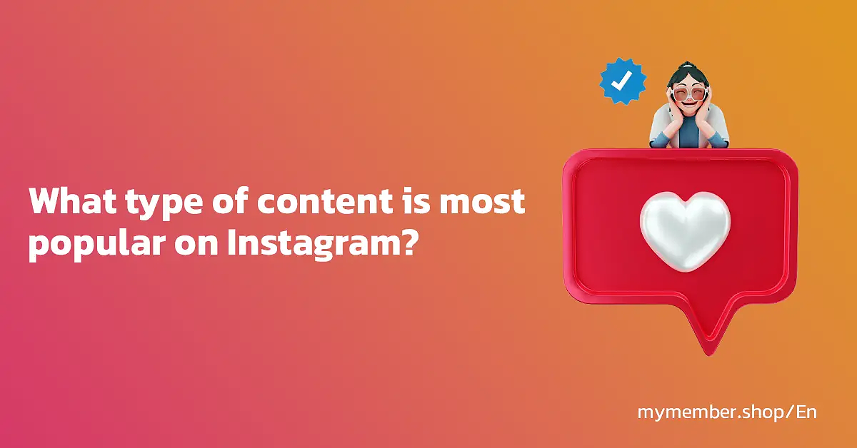 What type of content is most popular on Instagram?