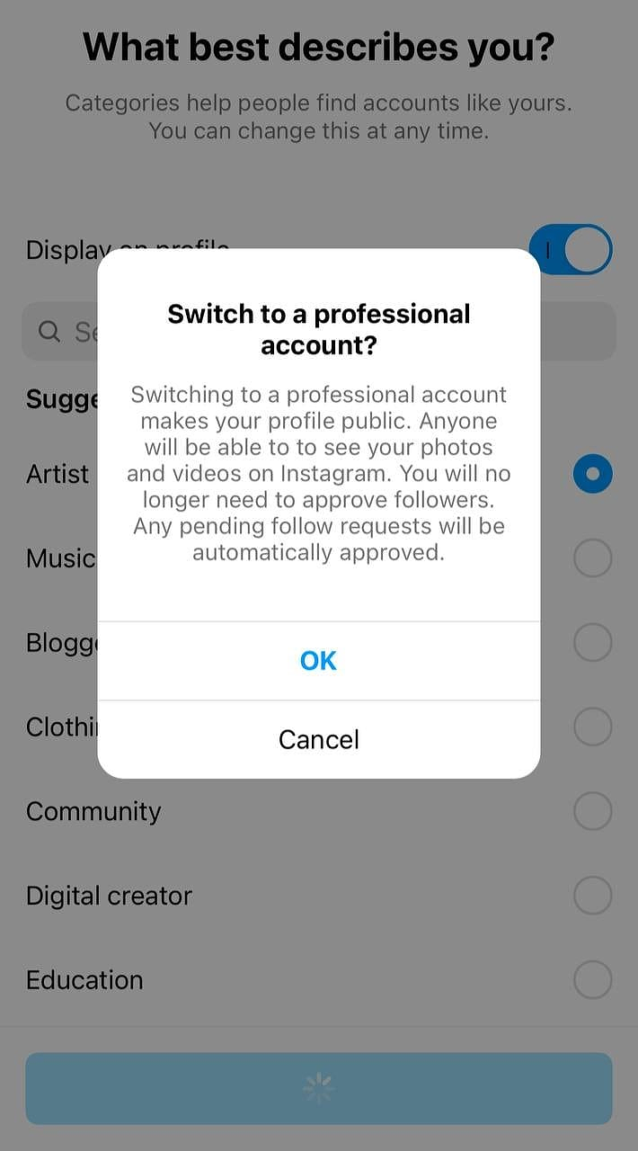 access Instagram insights-step 5