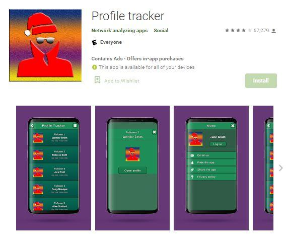 دیدن چک کردن پروفایل اینستاگرام با Profile Tracker