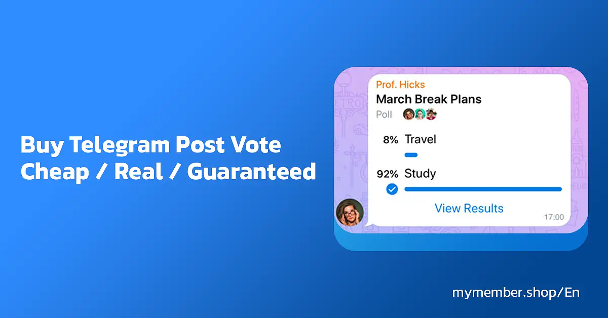 Buy Telegram Post Vote Cheap- Real- Guaranteed