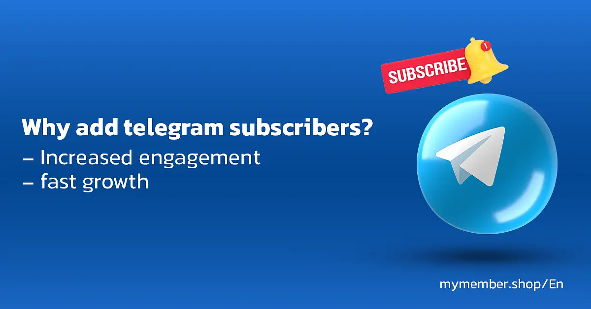 Why add telegram subscribers?